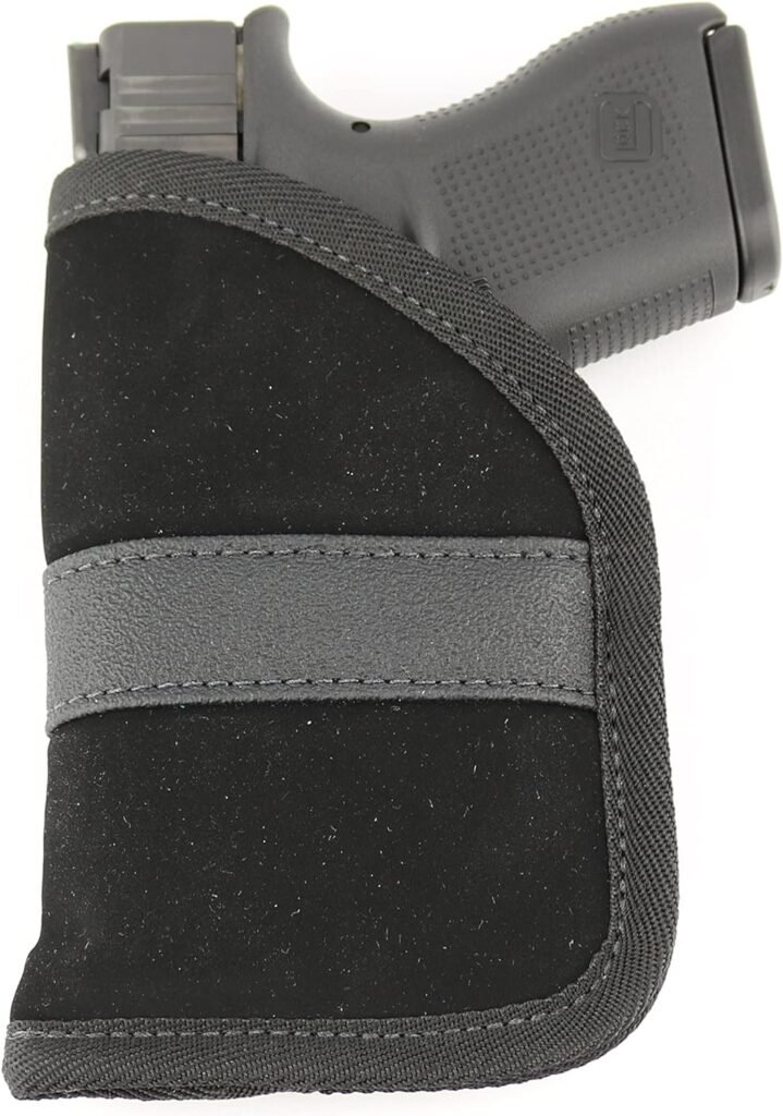 ComfortTac Ultimate Pocket Holster | Ultra Thin for Comfortable Concealed Carry | Compatible with Most Pistols and Revolvers | Compatible with Glock, SW, Ruger, Taurus,  More