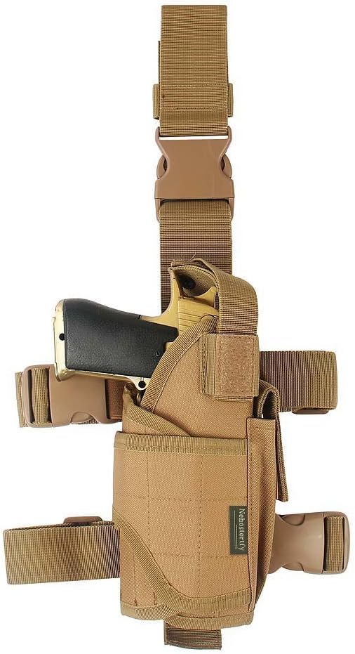 Drop Leg Holster, Right Handed Tactical Thigh Pistol Gun Holster Leg Harness