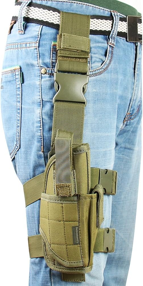 Drop Leg Holster, Right Handed Tactical Thigh Pistol Gun Holster Leg Harness