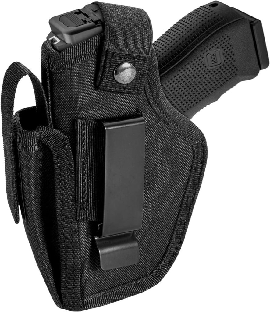 Gun Holsters for Men/Women, 380 Holster for Pistols, Universal Airsoft Right/Left, IWB/OWB 9mm Holsters for Concealed Carry, Fits Glock, MP Shield Similar Handgun