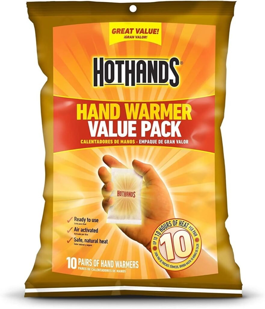 HotHands Body  Hand Super Warmers - Long Lasting Safe Natural Odorless Air Activated Warmers - Up to 18 Hours of Heat - 40 Individual Warmers