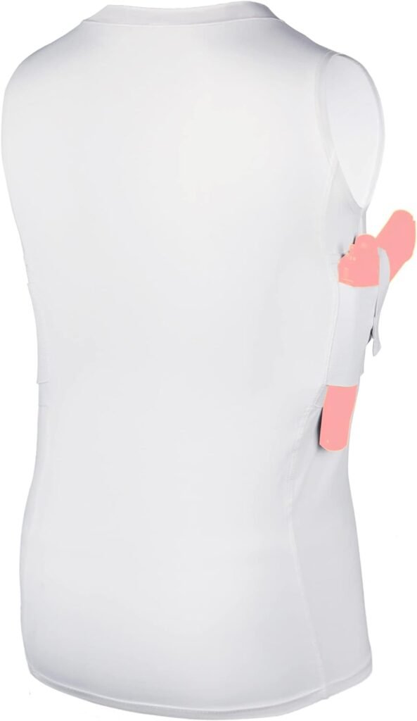 lilcreek Scoop Neck Conceal Carry Shirts for Men,Concealed Carry Gun Holster Men, Undercover Concealed Carry Clothing