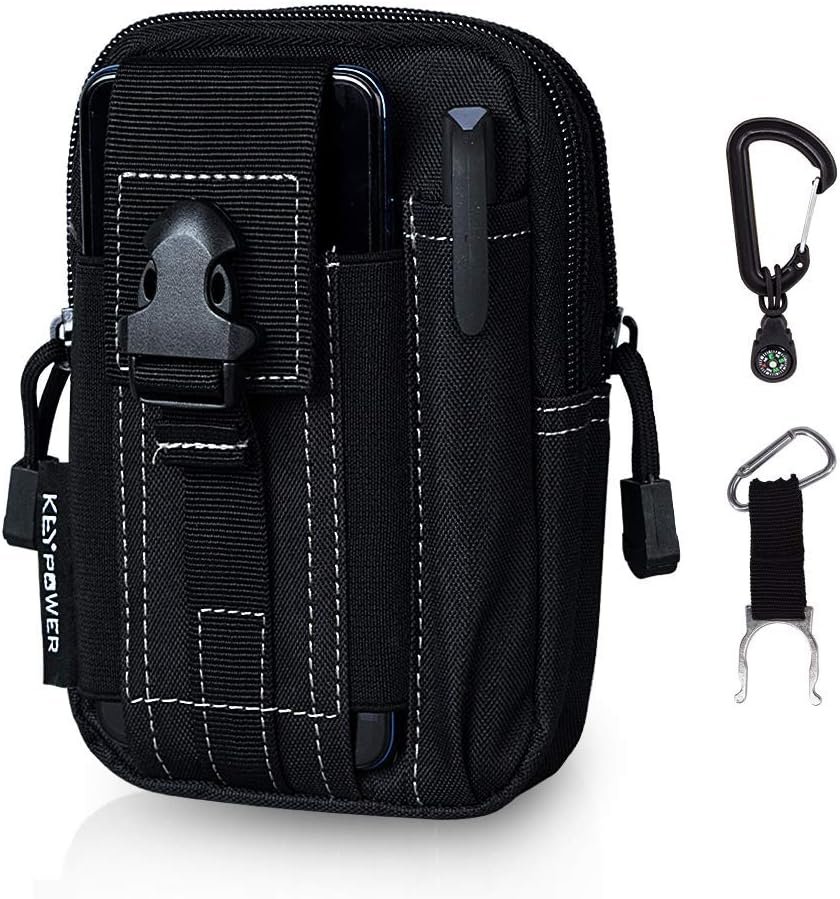 Outdoor Tactical Holster Military Molle Hip Waist Belt Bag Wallet Pouch Purse Phone Case for Compact Subcompact Pistols Guns Concealed Carry Waist Pack/Holster