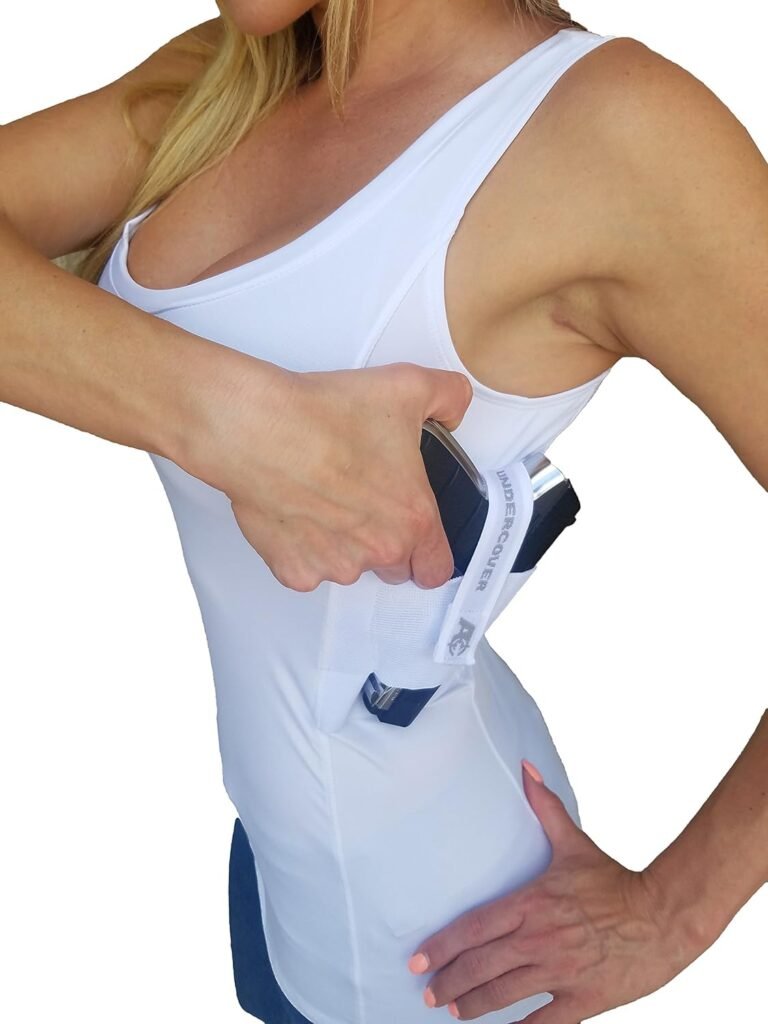 Womens Concealed Carry Tank Top - Secure Undershirt Gun Holster - Tactical  Everyday Use - (S-XL) - by AC Undercover