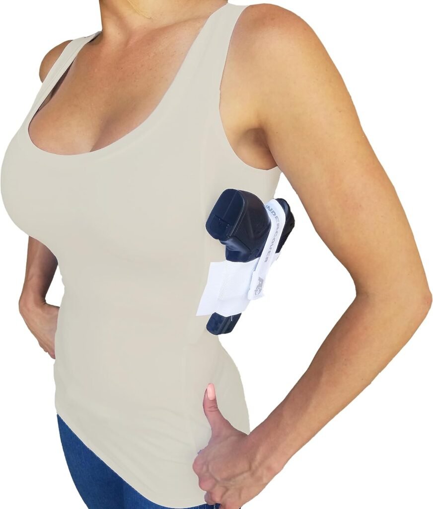 Womens Concealed Carry Tank Top - Secure Undershirt Gun Holster - Tactical  Everyday Use - (S-XL) - by AC Undercover