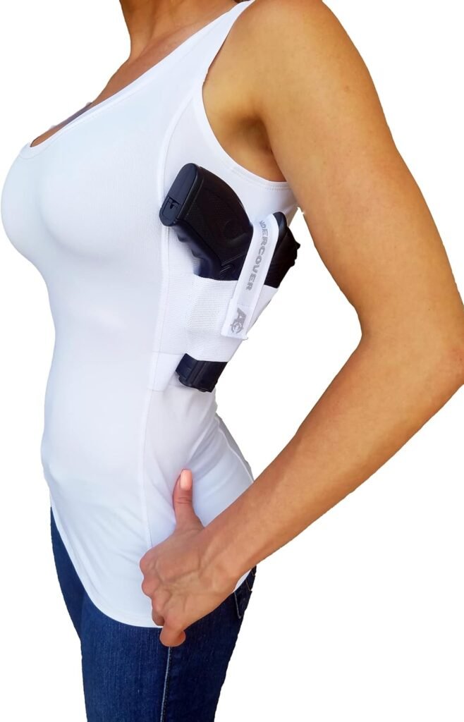 Womens Concealed Carry Tank Top - Secure Undershirt Gun Holster - Tactical  Everyday Use - (S-XL) - by AC Undercover